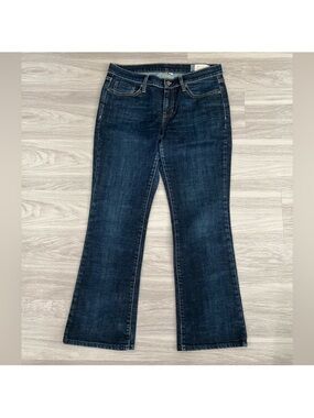 Gap Stretch Bootcut Jeans Women’s Size 8 Medium Wash Dark Blue Denim Low Rise
